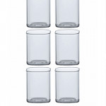 Transparent Set Of 12 Solid Bar and Drinkware