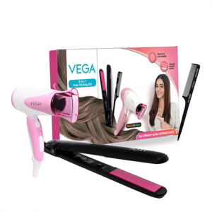 3-in-1 Hair Styling Hair Straightener + Dryer + Comb Combo - VGGP-07