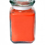 Orange Scented Glass Jar Aroma Candle