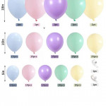 Pack of 132 Birthday Decoration Balloons